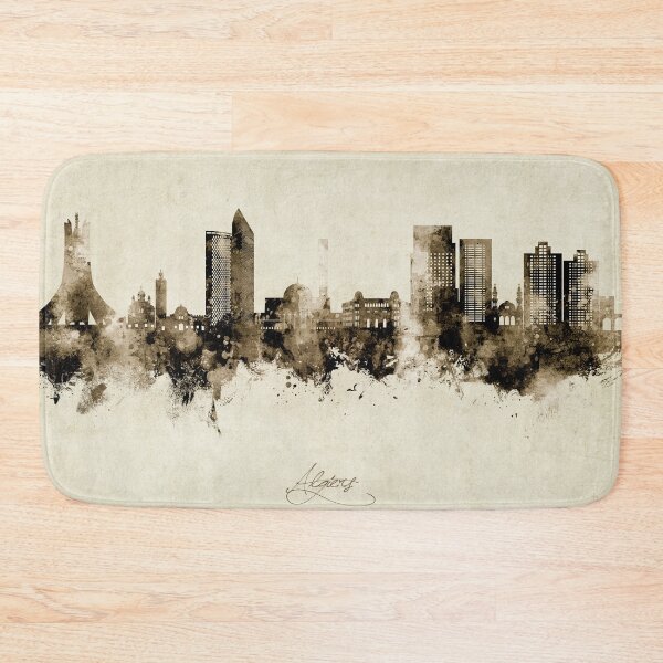 Item preview, Algiers Algeria Skyline designed and sold by ArtPrints.