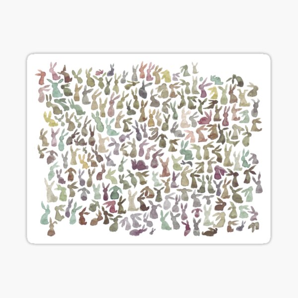 Bunny Herder Sticker