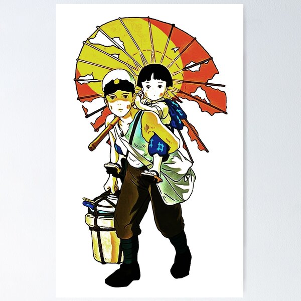 GRAVE OF THE FIREFLIES Poster for Sale by nesvaclaire