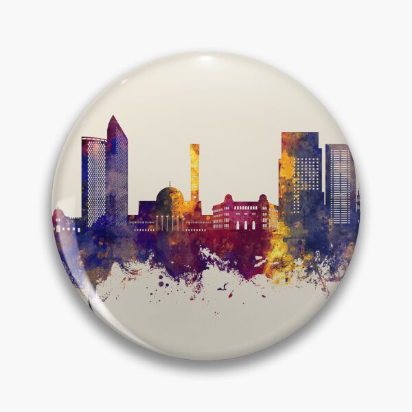 Item preview, Algiers Algeria Skyline designed and sold by ArtPrints.