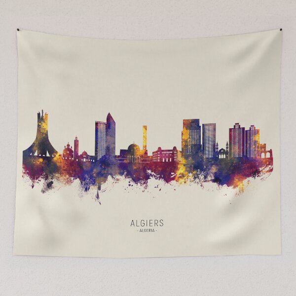 Item preview, Algiers Algeria Skyline designed and sold by ArtPrints.
