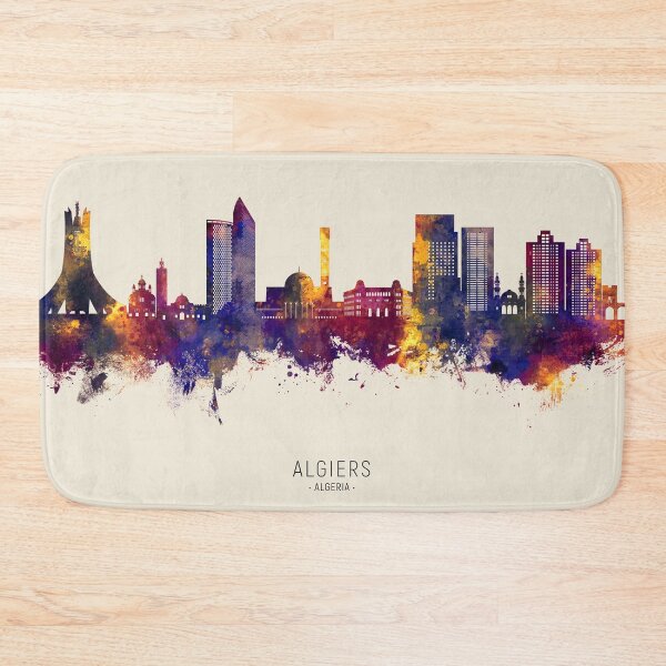 Item preview, Algiers Algeria Skyline designed and sold by ArtPrints.