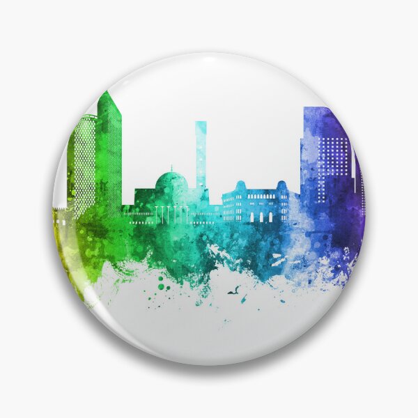 Item preview, Algiers Algeria Skyline designed and sold by ArtPrints.