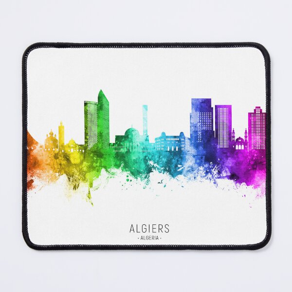 Item preview, Algiers Algeria Skyline designed and sold by ArtPrints.