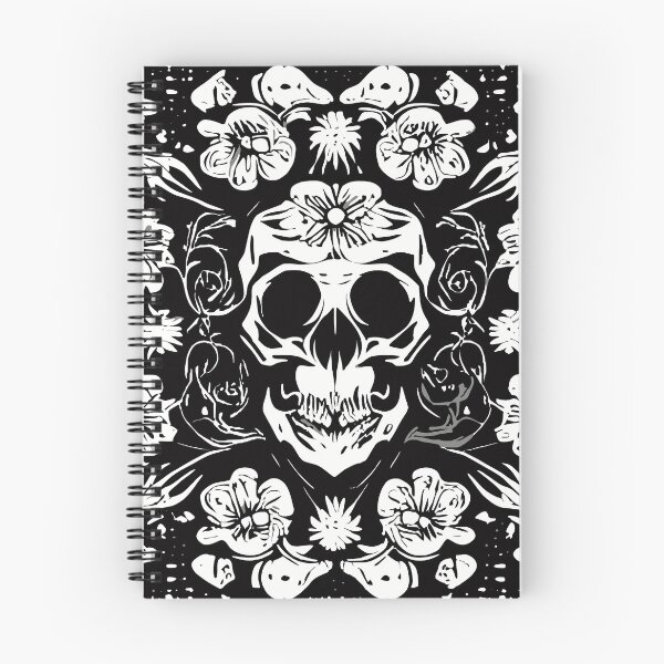 Item preview, #SkullLove Skull Flowers designed and sold by MindGlowArt.