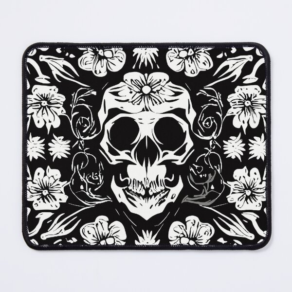 Item preview, #SkullLove Skull Flowers designed and sold by MindGlowArt.