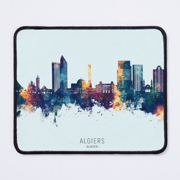 Item preview, Algiers Algeria Skyline designed and sold by ArtPrints.