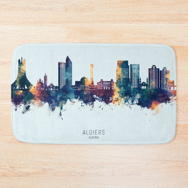Item preview, Algiers Algeria Skyline designed and sold by ArtPrints.