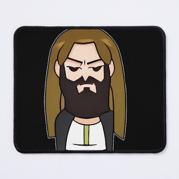 Item preview, Grouchy Jesus Christ  Head  (Anime Webtoon Style) designed and sold by Digital-Davinci.