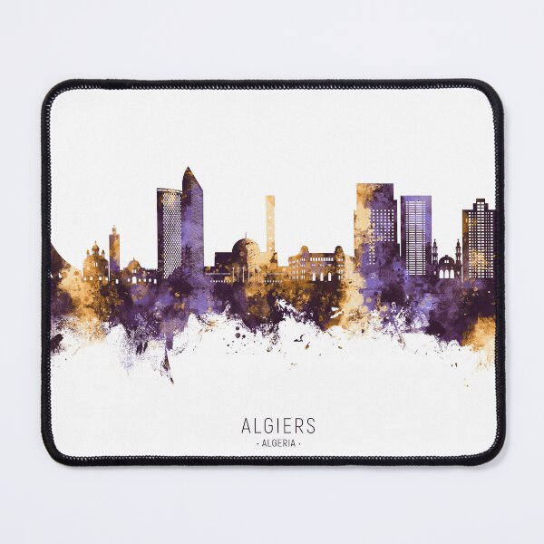 Item preview, Algiers Algeria Skyline designed and sold by ArtPrints.