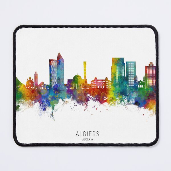 Item preview, Algiers Algeria Skyline designed and sold by ArtPrints.