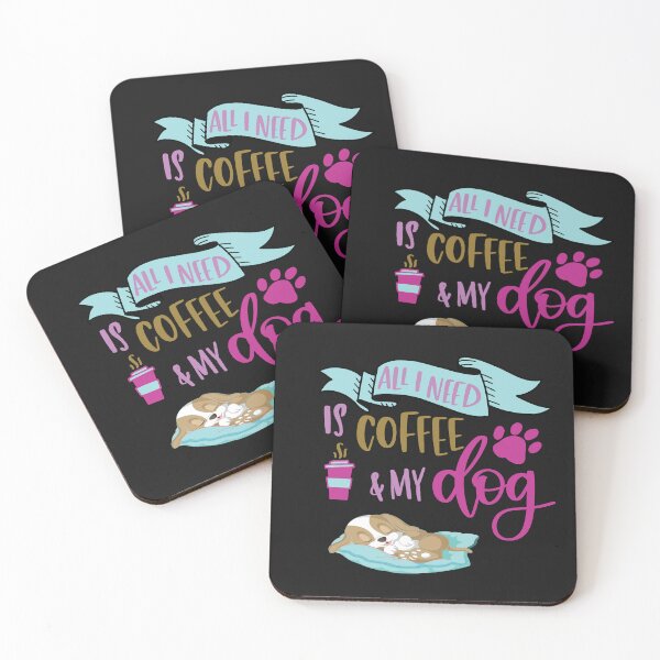 Item preview, Coffee and a Dog Life is Complete Design designed and sold by FuddalanDesigns.