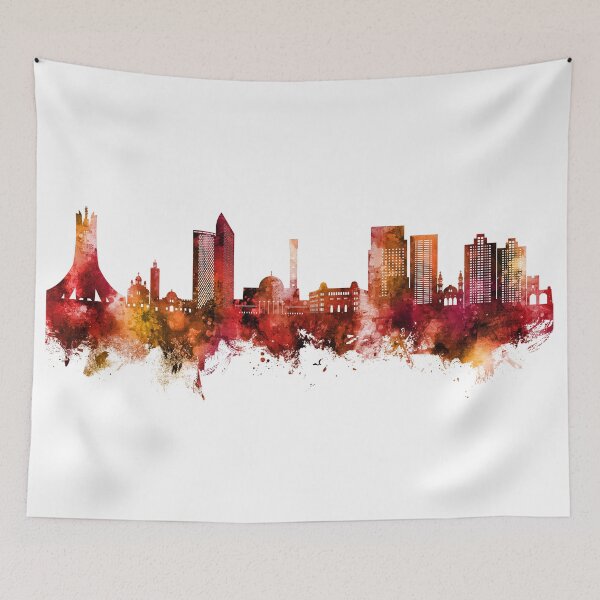 Item preview, Algiers Algeria Skyline designed and sold by ArtPrints.