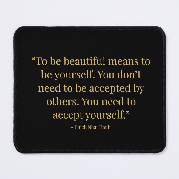 Item preview, Cita de Thich Nhat Hanh: ser hermoso significa ser uno mismo designed and sold by tiloimaina.