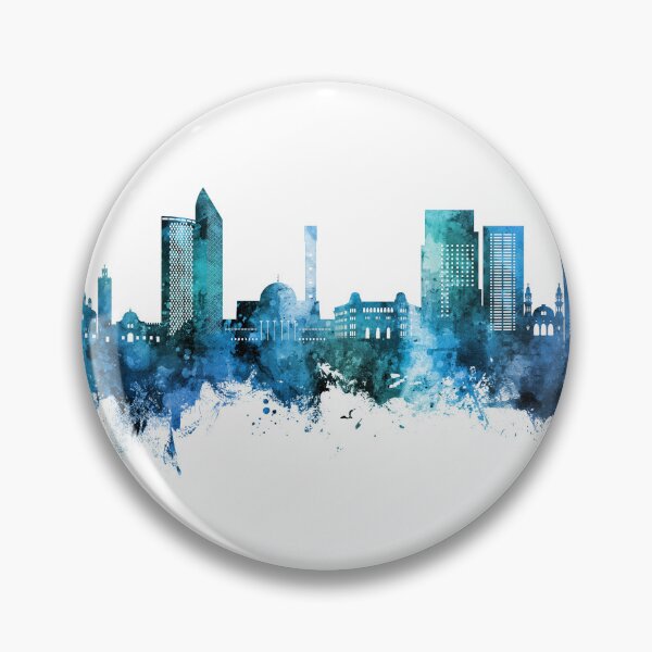 Item preview, Algiers Algeria Skyline designed and sold by ArtPrints.