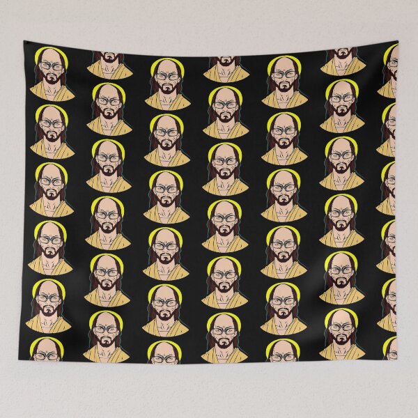Item preview, Ascetic Monk Jesus with Yellow Halo (comic style) designed and sold by Digital-Davinci.
