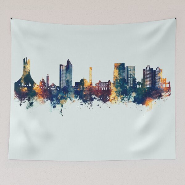 Item preview, Algiers Algeria Skyline designed and sold by ArtPrints.