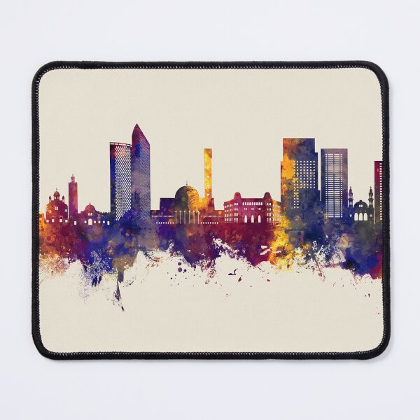 Item preview, Algiers Algeria Skyline designed and sold by ArtPrints.