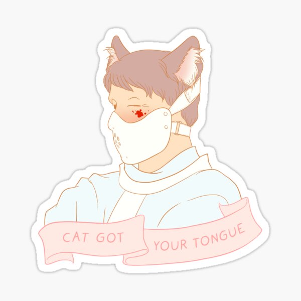 Cat Got Your Tongue Sticker