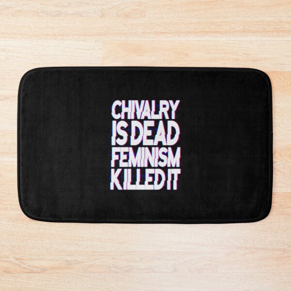 Item preview, Chilvary is dead feminism killed it, No Simp, red pill, Stay Woke Kings designed and sold by StayWokeKings.