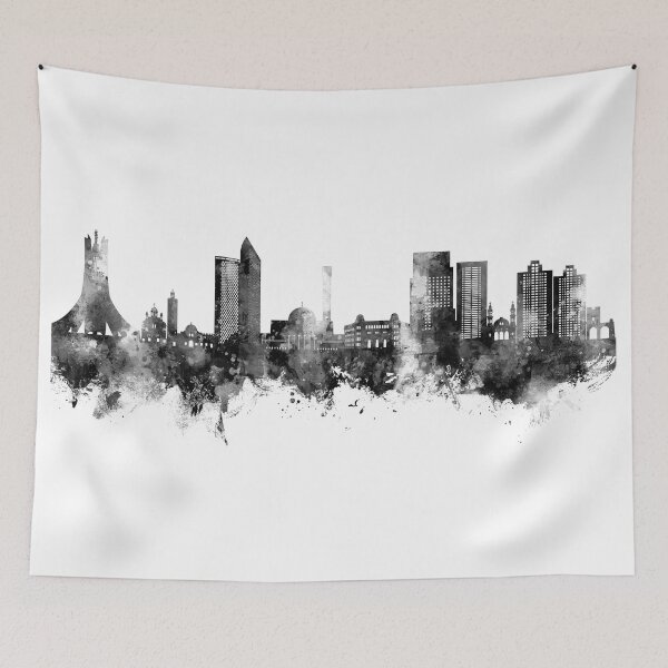 Item preview, Algiers Algeria Skyline designed and sold by ArtPrints.
