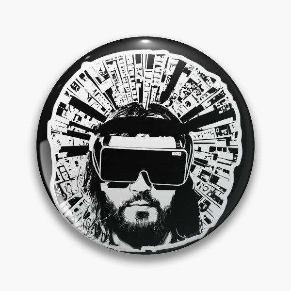 Item preview, Tech Jesus Christ Wearing AR Glasses VR Headset  designed and sold by Digital-Davinci.