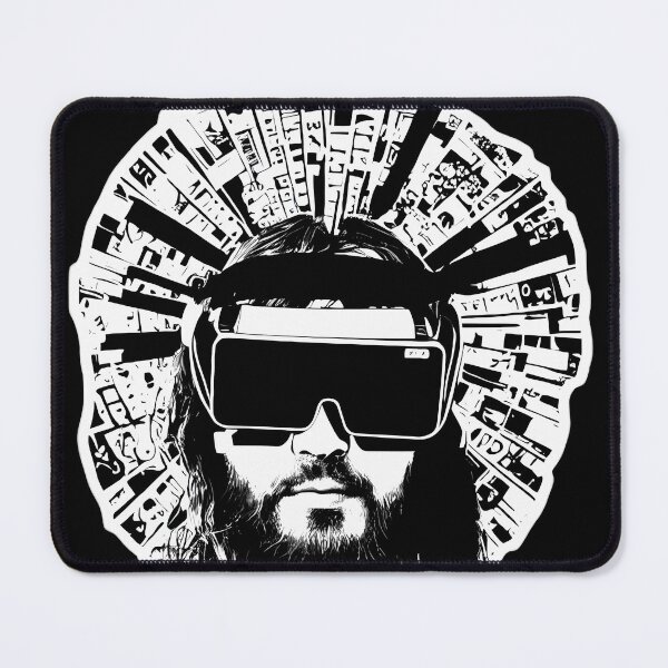 Item preview, Tech Jesus Christ Wearing AR Glasses VR Headset  designed and sold by Digital-Davinci.