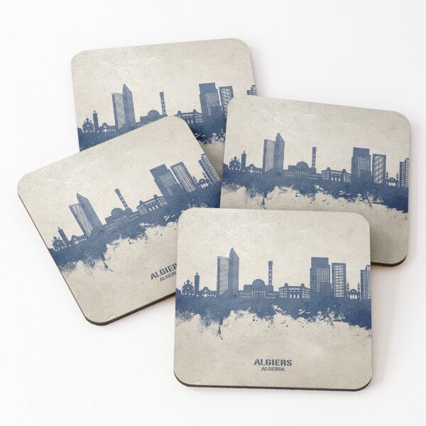 Item preview, Algiers Algeria Skyline designed and sold by ArtPrints.