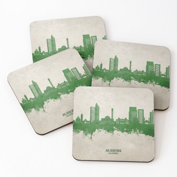 Item preview, Algiers Algeria Skyline designed and sold by ArtPrints.