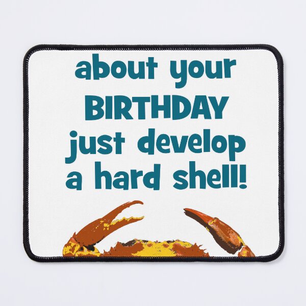 Item preview, Crabby birthday designed and sold by Happyoninside.