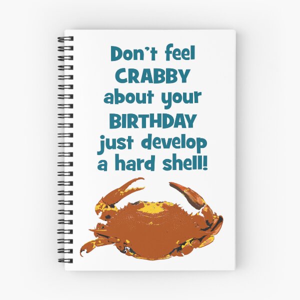 Item preview, Crabby birthday designed and sold by Happyoninside.