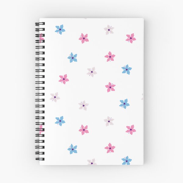 Item preview, Subtle Trans Flag Flowers Sticker Pack designed and sold by Carla Perry.