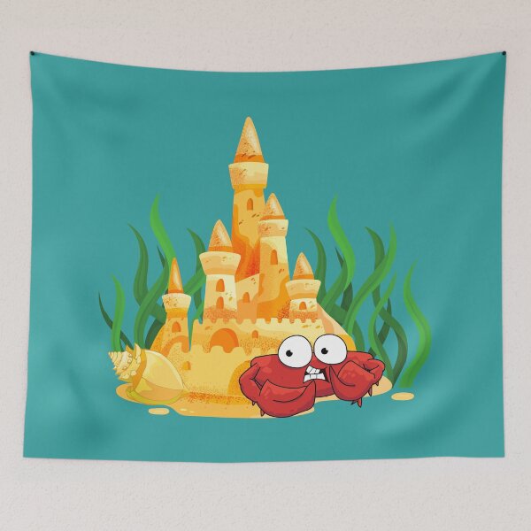 Item preview, Crab, Sandcastle, Seaweed and Seashell designed and sold by RockBeeDesigns.