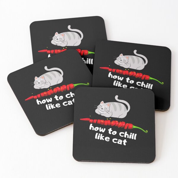 Item preview, how to chill like cat shirt and funny gifts designed and sold by shirtkosa.