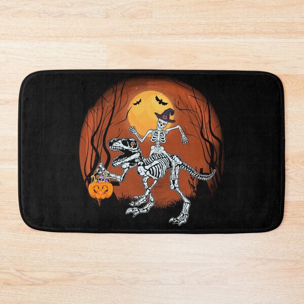 Item preview, Skeleton riding dinosaurs bones Halloween/Dabbing Halloween Boys Skeleton Zombie Scary Pumpkin Mummy designed and sold by Miaramar.