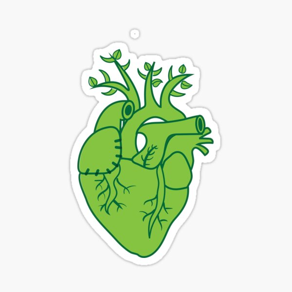 Veggie heart Sticker
