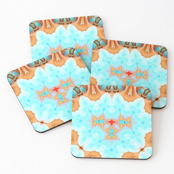 Item preview,  HARMONIOUS COCKTAIL OF ARUBA SHELLFISH - UNFORGETTABLE ARUBA SOUVENIRS - ARUBA ISLAND PARADISE ABSTRACT GEOMETRIC PAINTING - ARUBA ABSTRACT FLAG INSPIRATION - ARUBA ONE HAPPY ISLAND. designed and sold by Ralek.