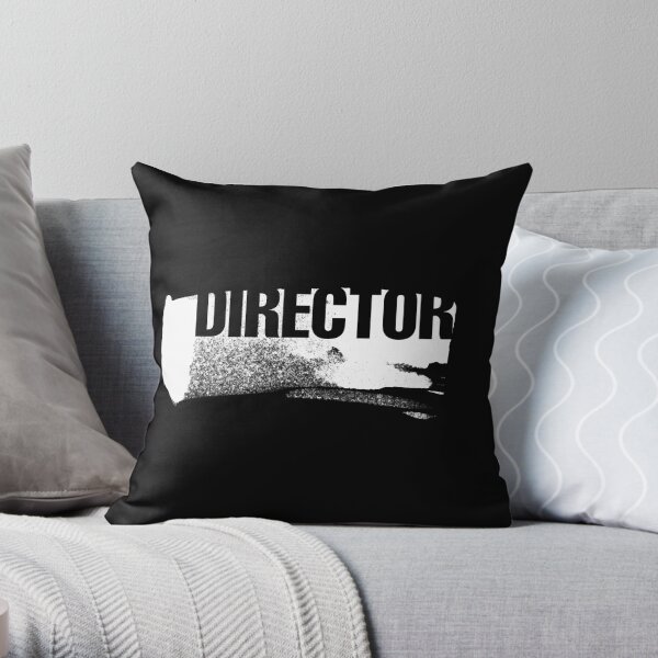 Film Crew II. Director. Throw Pillow