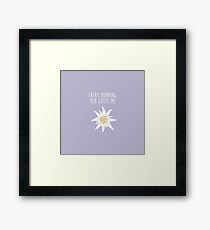 sound of music - edelwiess Framed Print
