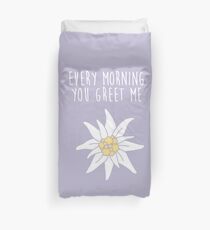 sound of music - edelwiess Duvet Cover