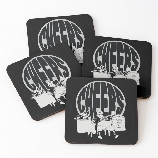 Item preview, Cheers!!! Black circular thanksgiving vintage comic dude! - let the party begin! designed and sold by OptLuv.