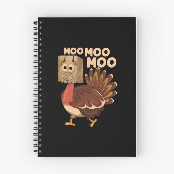 Item preview, Thanksgiving Turkey Funny Fake Cow Moo Moo Moo designed and sold by GravitiTees.