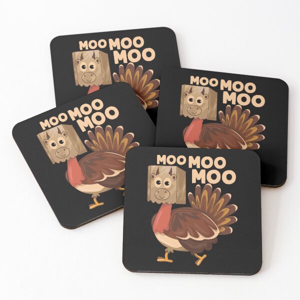 Item preview, Thanksgiving Turkey Funny Fake Cow Moo Moo Moo designed and sold by GravitiTees.