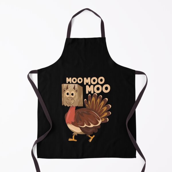 Item preview, Thanksgiving Turkey Funny Fake Cow Moo Moo Moo designed and sold by GravitiTees.