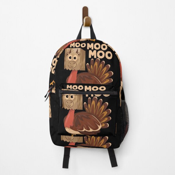 Item preview, Thanksgiving Turkey Funny Fake Cow Moo Moo Moo designed and sold by GravitiTees.