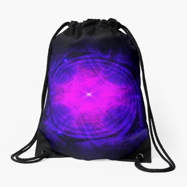 Dripping Into Future Energy ~ Fractal Art Drawstring Bag