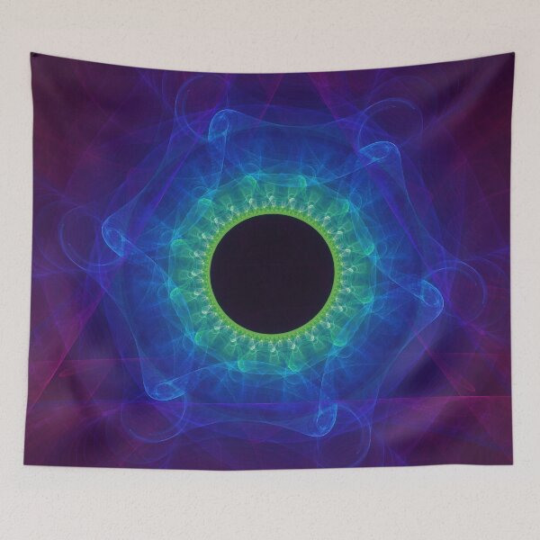 Item preview, One Year Reflected in Two Eyes ~ Fractal Art designed and sold by SirDouglasFresh.