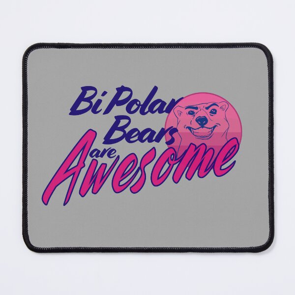 Item preview, Pink Bi polar bears are Awesome  designed and sold by Martzart.