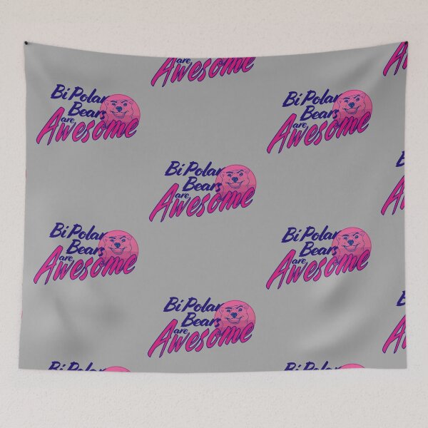 Item preview, Pink Bi polar bears are Awesome  designed and sold by Martzart.