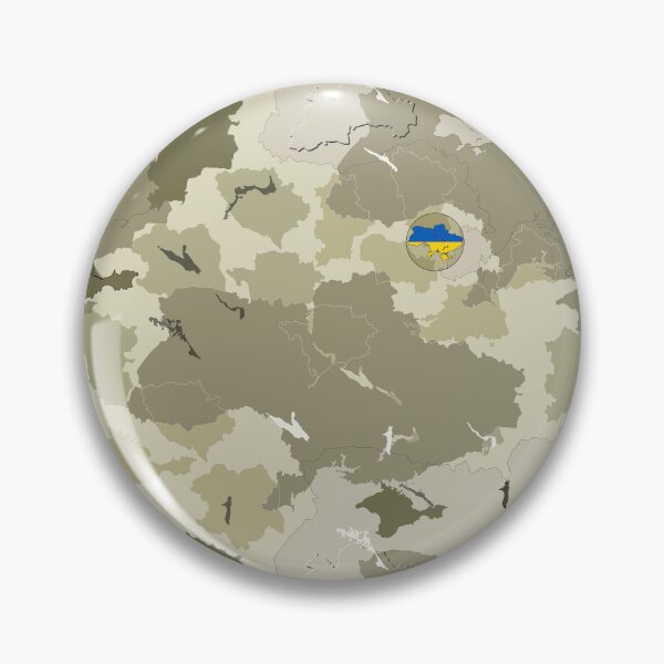 Item preview, Ukraine - Map Flag Camouflage (KUA) designed and sold by kernowerno.